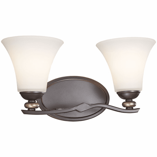 Minka Lavery Shadowglen 2-LT Bath Light - Lathan Bronze  - 2282-589