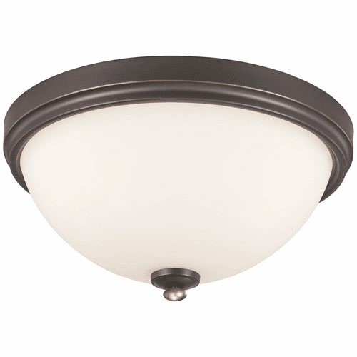 Minka Lavery Shadowglen 3-LT Flush Mount - Lathan Bronze  - 3288-589