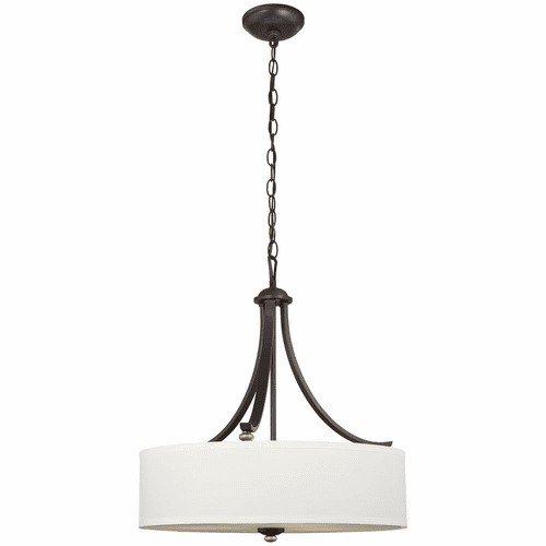 Minka Lavery Shadowglen 3-LT Pendant - Lathan Bronze With Gold Highli - 3287-589