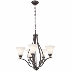Minka Lavery Shadowglen 5-LT Chandelier - Lathan Bronze - 3285-589 Minka Lavery Shadowglen 5-LT Chandelier - Lathan Bronze - 3285-589