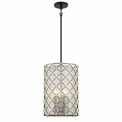 Minka Lavery Sheer Elegance 4-LT Pendant - Coal - 2863-66A