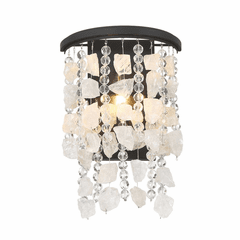 Minka Lavery Shimmering Elegance 1 Light Wall Sconce - Sand Coal - 6701-66 Minka Lavery Shimmering Elegance 1 Light Wall Sconce - Sand Coal - 6701-66
