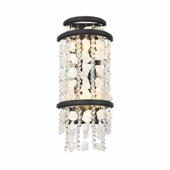 Minka Lavery Shimmering Elegance 2 Light Wall Sconce - Sand Coal - 6702-66 Minka Lavery Shimmering Elegance 2 Light Wall Sconce - Sand Coal - 6702-66