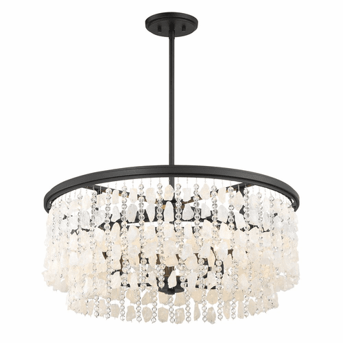 Minka Lavery Shimmering Elegance 5 Light Chandelier - Sand Coal  - 6705-66