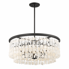 Minka Lavery Shimmering Elegance 5 Light Chandelier - Sand Coal - 6705-66 Minka Lavery Shimmering Elegance 5 Light Chandelier - Sand Coal - 6705-66