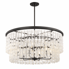 Minka Lavery Shimmering Elegance 9 Light Chandelier - Sand Coal - 6706-66 Minka Lavery Shimmering Elegance 9 Light Chandelier - Sand Coal - 6706-66