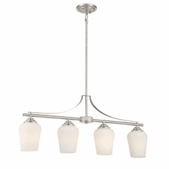Minka Lavery Shyloh 4 Light Island Light - Brushed Nickel - 4924-84