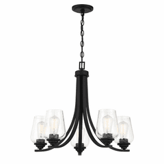 Minka Lavery Shyloh 5 Light Chandelier - Coal - 4925-66A