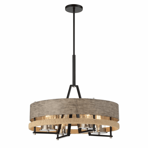 Minka Lavery Silver Creek 4-LT Outdoor Pendant - Stone Grey, Coal - 2765-733