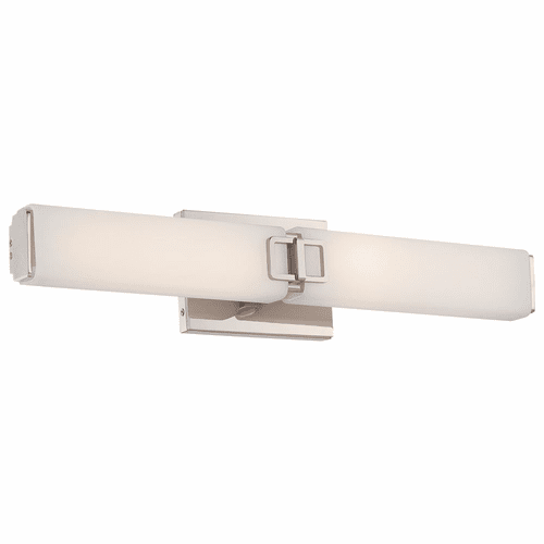 Minka Lavery Square LED Bath Light - Polished Nickel - 392-613-L