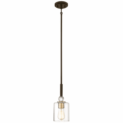Minka Lavery Studio 5 1-LT Mini Pendant - Painted Bronze  - 3070-416