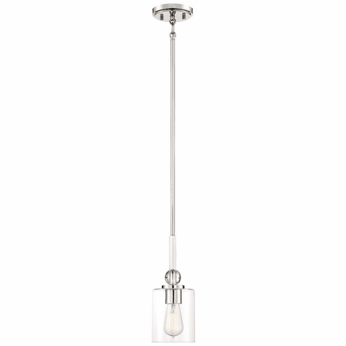 Minka Lavery Studio 5 1-LT Mini Pendant - Polished Nickel - 3070-613
