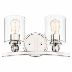 Minka Lavery Studio 5 2-LT Bath Light - Polished Nickel - 3072-613 Minka Lavery Studio 5 2-LT Bath Light - Polished Nickel - 3072-613