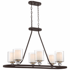 Minka Lavery Studio 5 6-LT Island Light - Painted Bronze - 3076-416 Minka Lavery Studio 5 6-LT Island Light - Painted Bronze - 3076-416