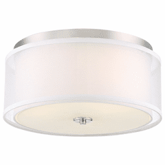 Minka Lavery Studio 5 Flush Mount - Polished Nickel - 3078-613 Minka Lavery Studio 5 Flush Mount - Polished Nickel - 3078-613