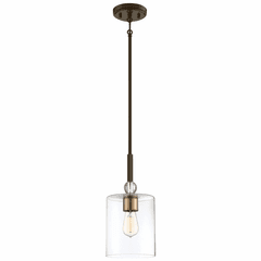 Minka Lavery Studio 5 Mini Pendant - Painted Bronze W/Natural Brush - 3089-416