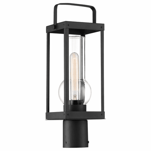 Minka Lavery Sullivans Landing 1-LT Outdoor Post Lantern - Sand Coal - 73166-66