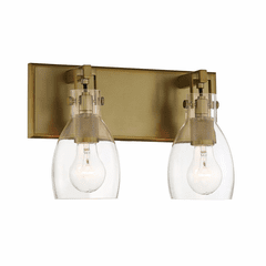 Minka Lavery Tiberia 2 Light Bath Vanity - Soft Brass - 2272-695