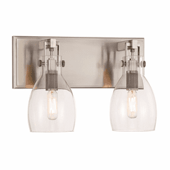 Minka Lavery Tiberia 2-LT Bath Vanity Light - Plated Pewter - 2272-84B