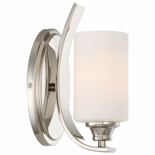 Minka Lavery Tilbury 1-LT Bath Light - Polished Nickel - 3981-613