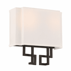 Minka Lavery Upham Estates 2-LT Wall Sconce - Coal W/Polished Nickel - 2952-572 Minka Lavery Upham Estates 2-LT Wall Sconce - Coal W/Polished Nickel - 2952-572