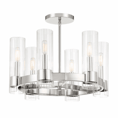 Minka Lavery Vernon Place 6-LT Chandelier - Chrome - 3895-77