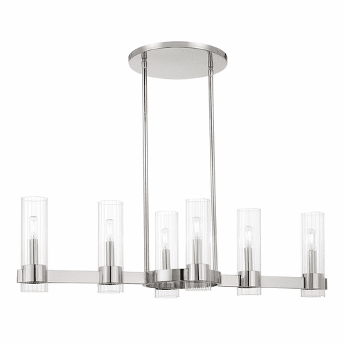 Minka Lavery Vernon Place 6-LT Island Light - Chrome - 3896-77