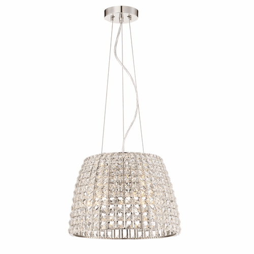 Minka Lavery Via Roma 3-LT Pendant - Polished Nickel - 2294-613