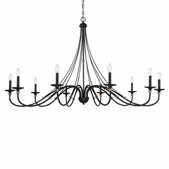 Minka Lavery Westchester County 10 Light Chandelier - Sand Coal - 1038-677