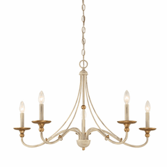 Minka Lavery Westchester County 5-LT Chandelier - Farm House White - 1044-701
