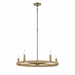 Minka Lavery Windward Passage 5-LT Chandelier - Soft Brass - 3865-695