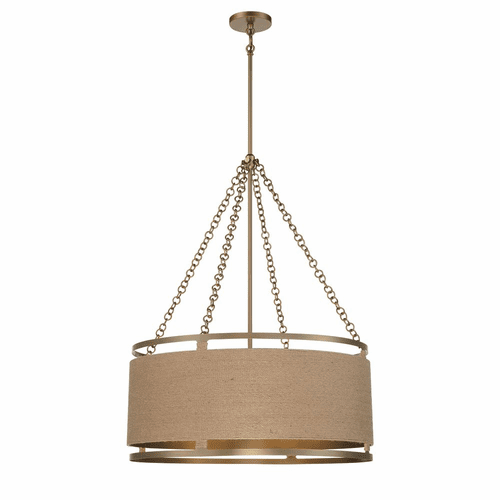 Minka Lavery Windward Passage 6-LT Pendant - Soft Brass - 3866-695