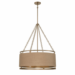 Minka Lavery Windward Passage 6-LT Pendant - Soft Brass - 3866-695 Minka Lavery Windward Passage 6-LT Pendant - Soft Brass - 3866-695