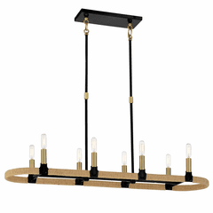 Minka Lavery Windward Passage 8-LT Island Light - Coal And Soft Brass - 3868-726 Minka Lavery Windward Passage 8-LT Island Light - Coal And Soft Brass - 3868-726