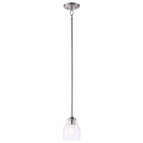 Minka Lavery Winsley 1-LT Pendant - Brushed Nickel - 2430-84