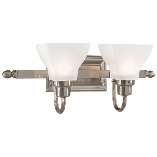 Mission Ridge 2-LT Bath Light - Brushed Nickel - 5582-84