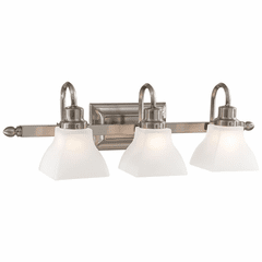 Mission Ridge 3-LT Bath Light - Brushed Nickel - 5583-84 Mission Ridge 3-LT Bath Light - Brushed Nickel - 5583-84
