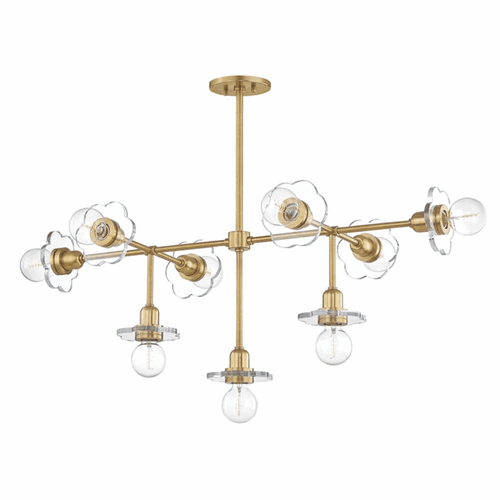Mitzi Alexa 9-LT Chandelier - Aged Brass - H357809-AGB