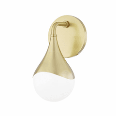 Mitzi Ariana 1 Light Bath Bracket - Aged Brass - H416301-AGB Mitzi Ariana 1 Light Bath Bracket - Aged Brass - H416301-AGB