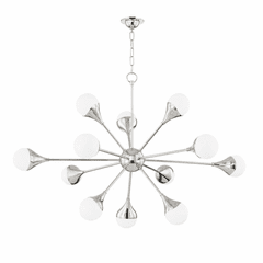 Mitzi Ariana 12 Light Chandelier - Polished Nickel - H375812-PN