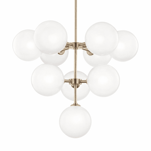 Mitzi Ashleigh 10-LT Chandelier - Aged Brass - H122810-AGB