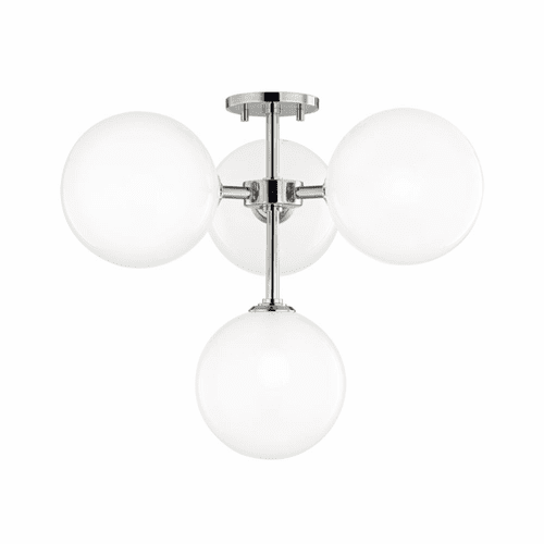 Mitzi Ashleigh 4-LT Semi-Flush - Polished Nickel - H122604-PN