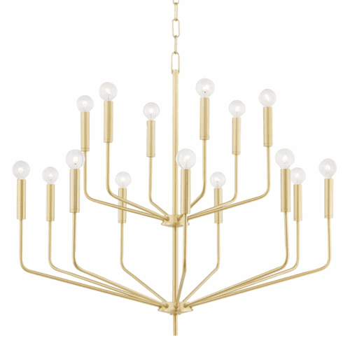 Mitzi Bailey 15 Light Chandelier - Aged Brass - H516815-AGB