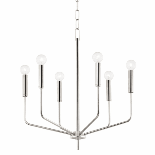 Mitzi Bailey 6 Light Chandelier - Polished Nickel - H516806-PN