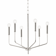 Mitzi Bailey 6 Light Chandelier - Polished Nickel - H516806-PN
