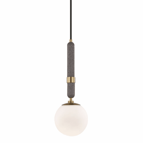 Mitzi Brielle 1-LT Small Pendant - Aged Brass - H289701S-AGB