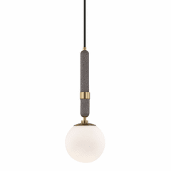 Mitzi Brielle 1-LT Small Pendant - Aged Brass - H289701S-AGB