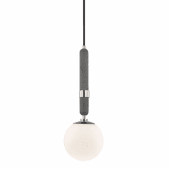 Mitzi Brielle 1-LT Small Pendant - Polished Nickel - H289701S-PN