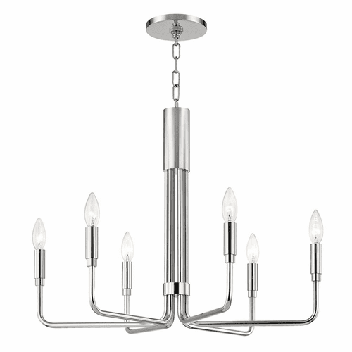 Mitzi Brigitte 6-LT Small Pendant - Polished Nickel - H261806-PN