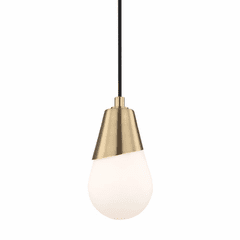 Mitzi Cora 1-LT Pendant - Aged Brass - H101701-AGB